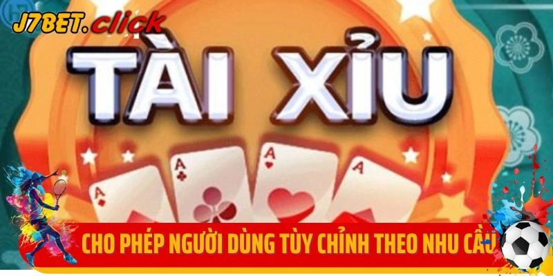 Phần mềm thường cho phép người dùng tùy chỉnh theo nhu cầu