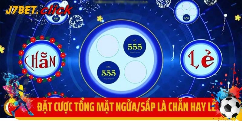 Đặt cược vào việc tổng số mặt ngửa hoặc mặt sấp là chẵn hay lẻ